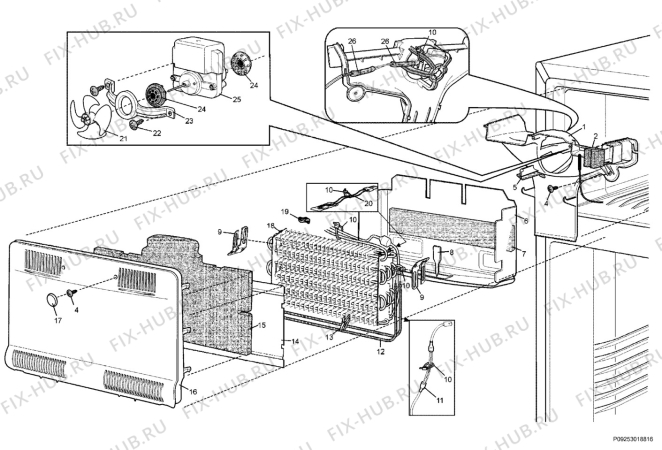 Взрыв-схема холодильника Aeg Electrolux S85582DT - Схема узла Section 4